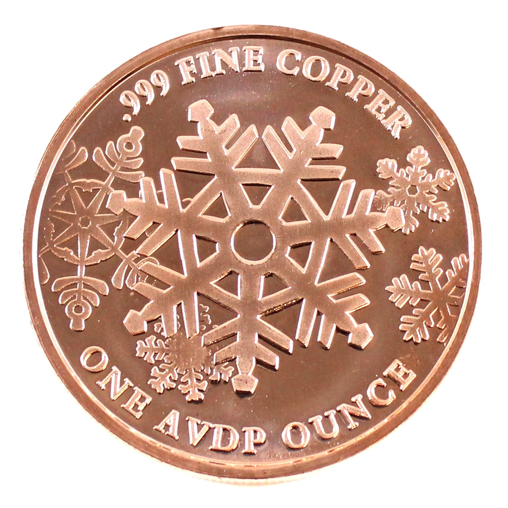 Santa Claus is Coming to Town 1oz. .999 Fine Copper