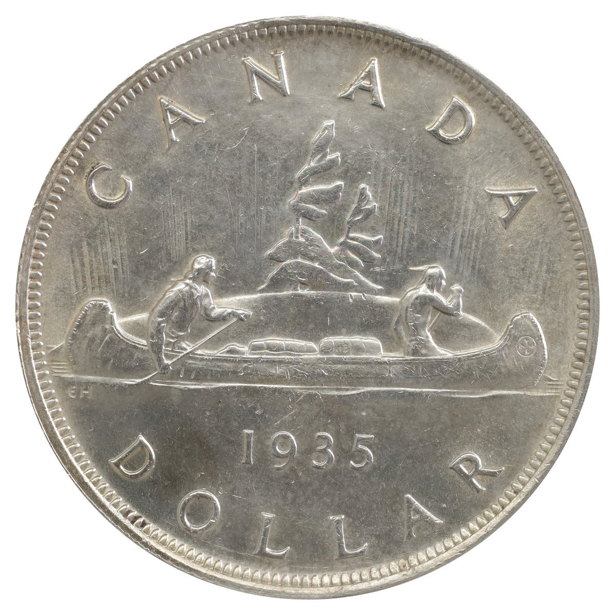 1935 SWL Canada Dollar ICCS Certified AU50