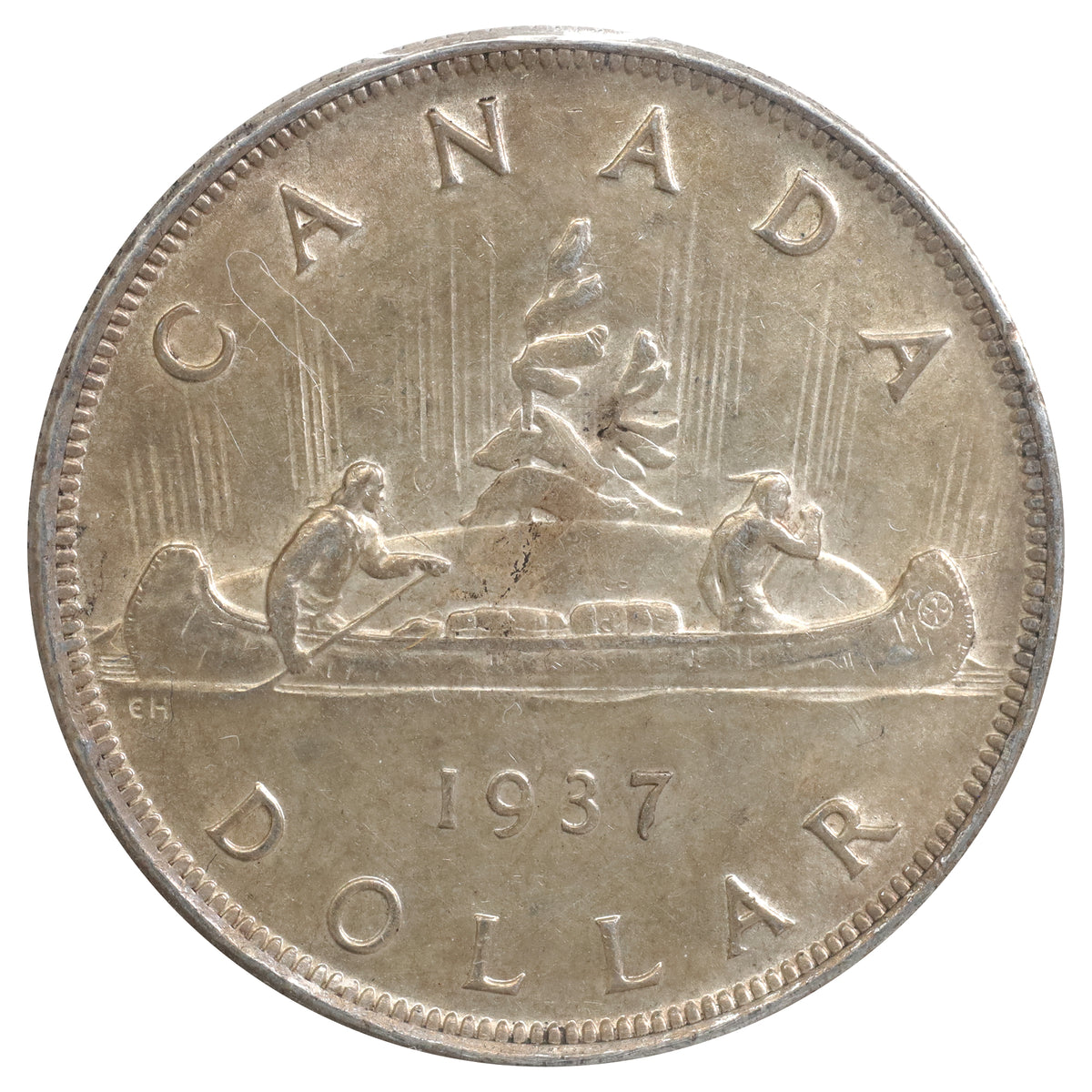 1937 Canada Dollar ICCS Certified EF45