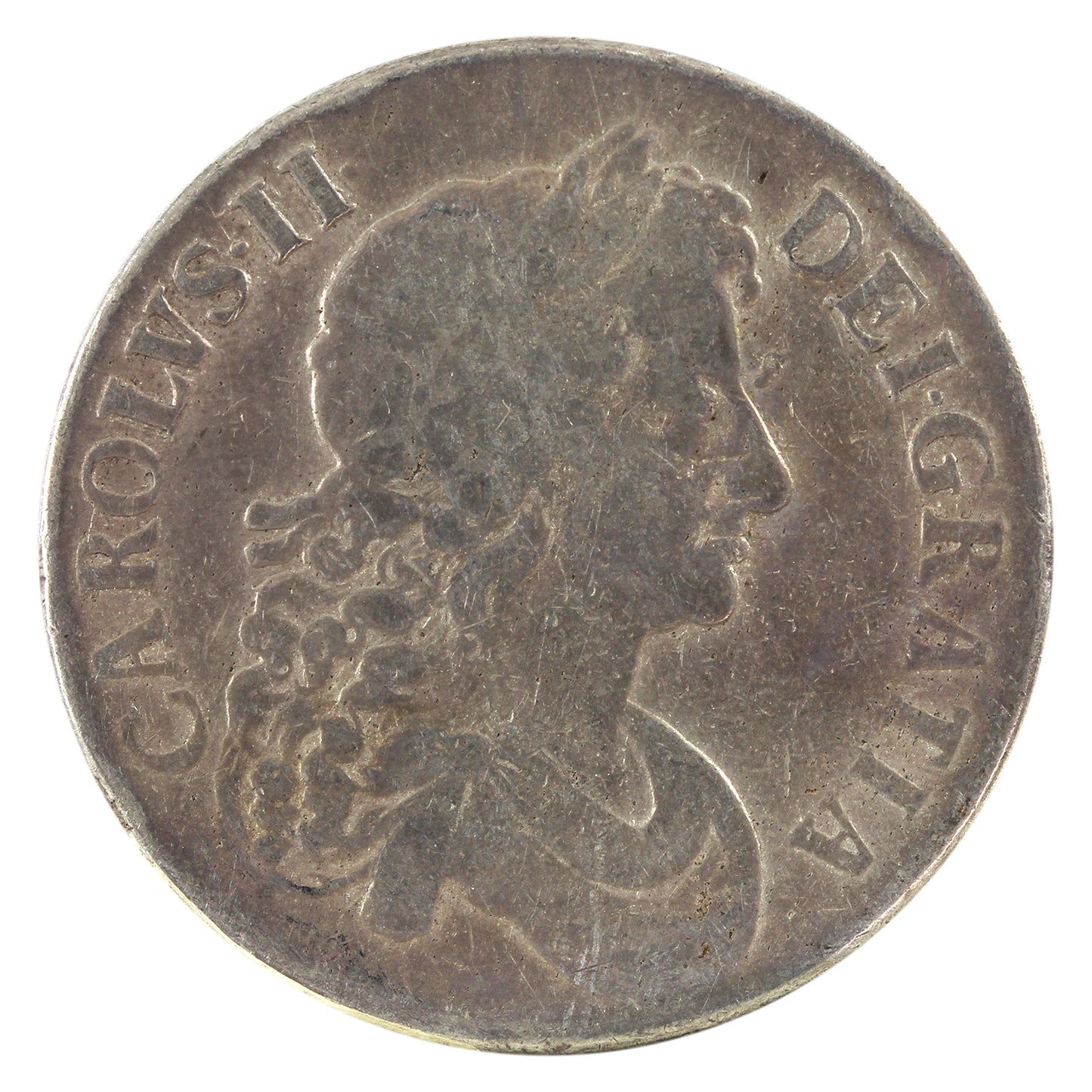 Great Britain 1672 Charles II Crown Fine (F12)