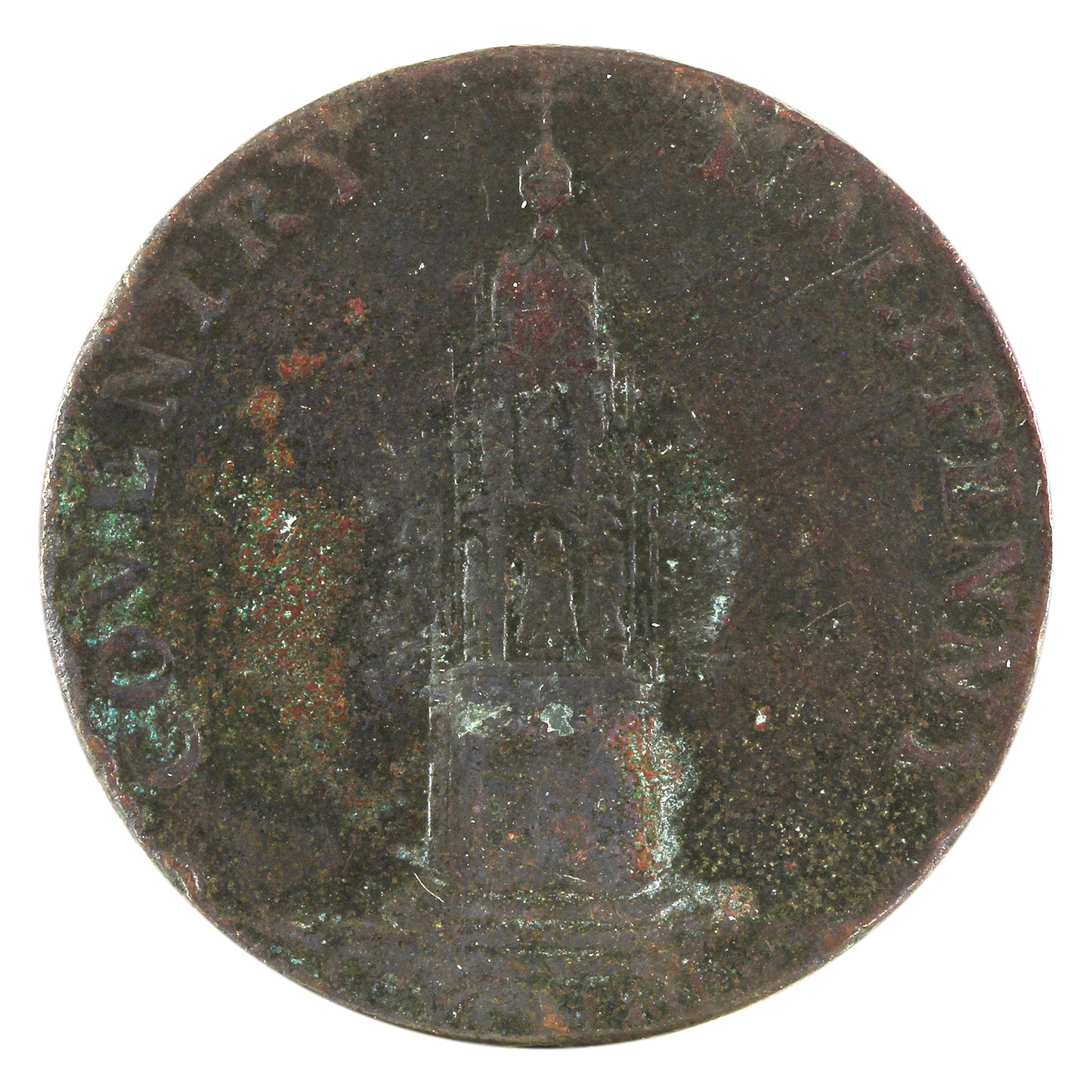 1793 Great Britain Coventry Half Penny Token
