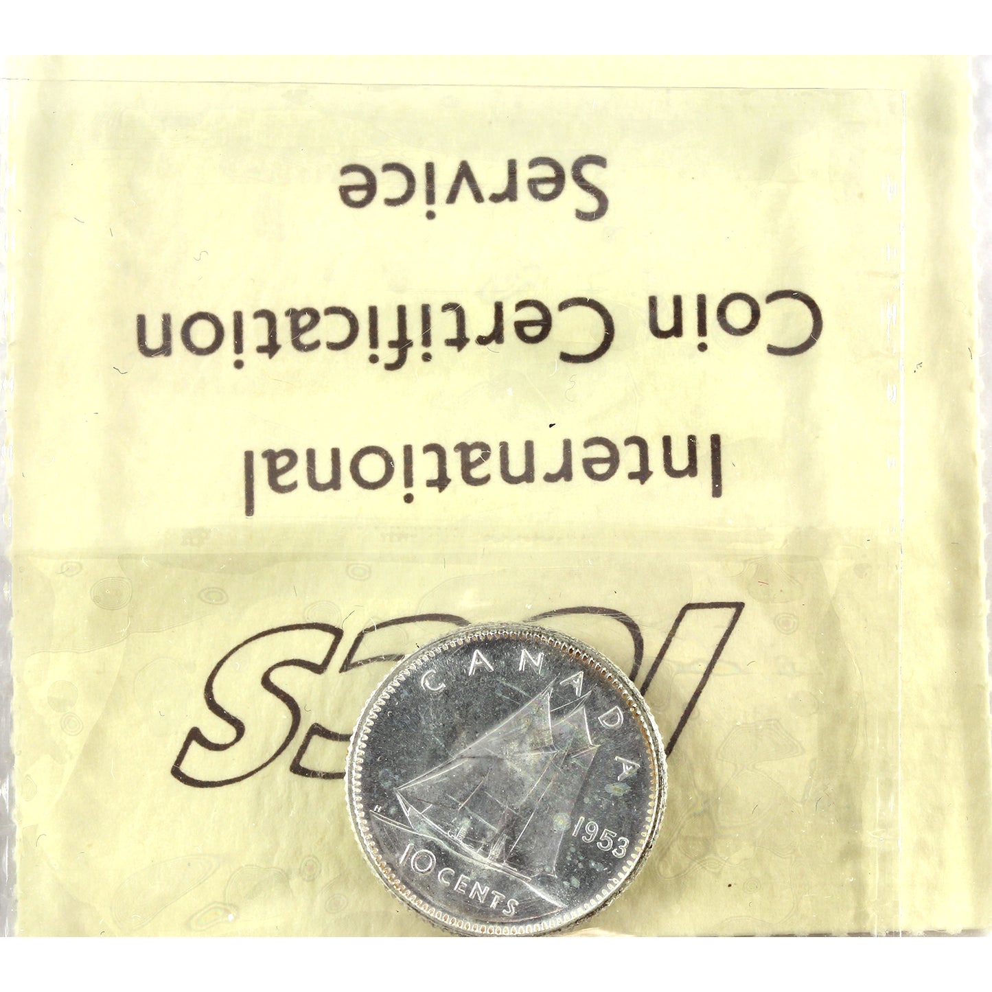 1953 NSF Canada 10-cents ICCS Certified MS65 (toned)