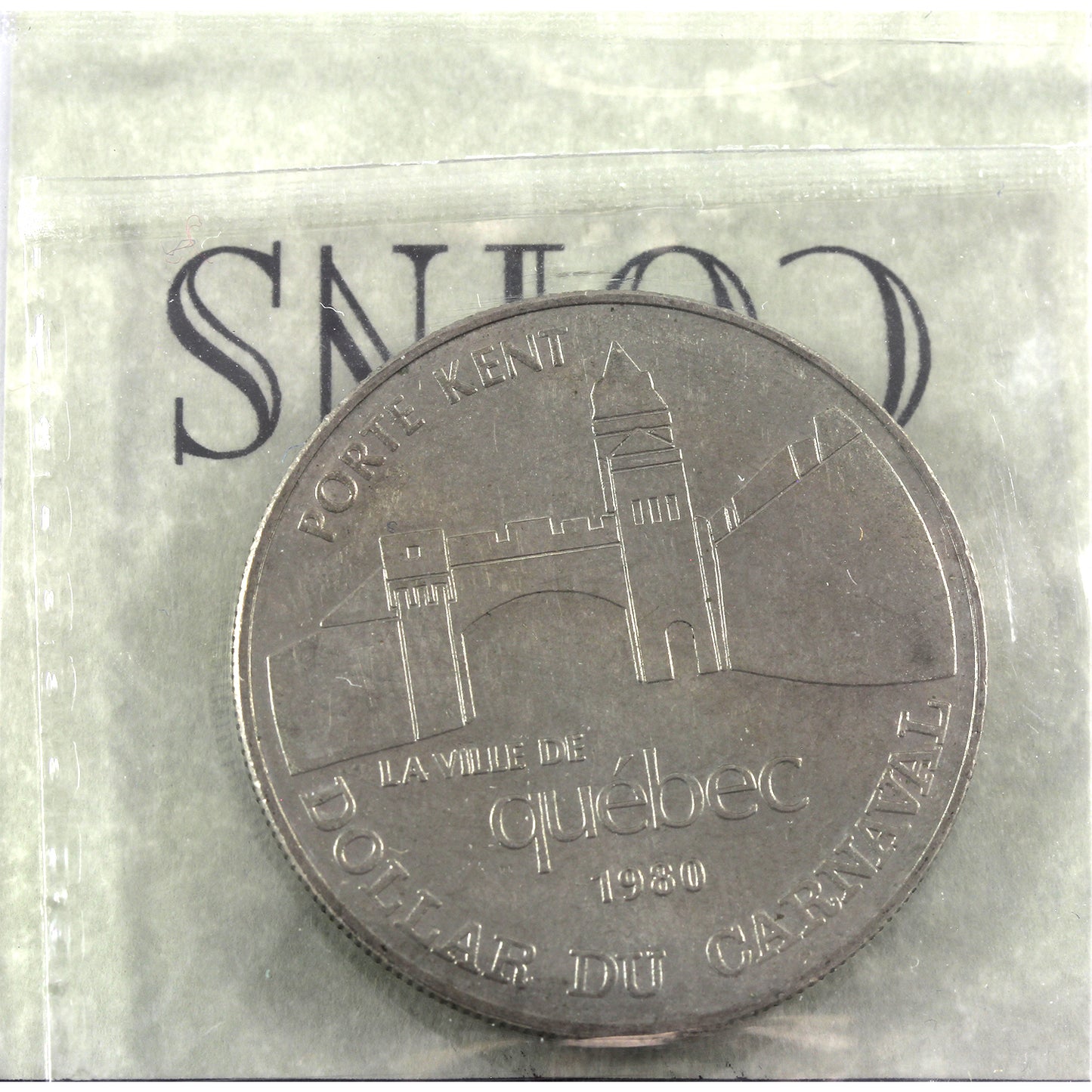 1980 Dollar du Carnaval de Quebec $2 Trade Token: Porte Kent