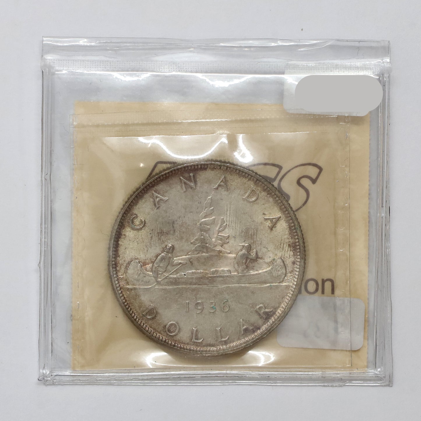1936 Canada Dollar ICCS Certified MS64 (Toned)