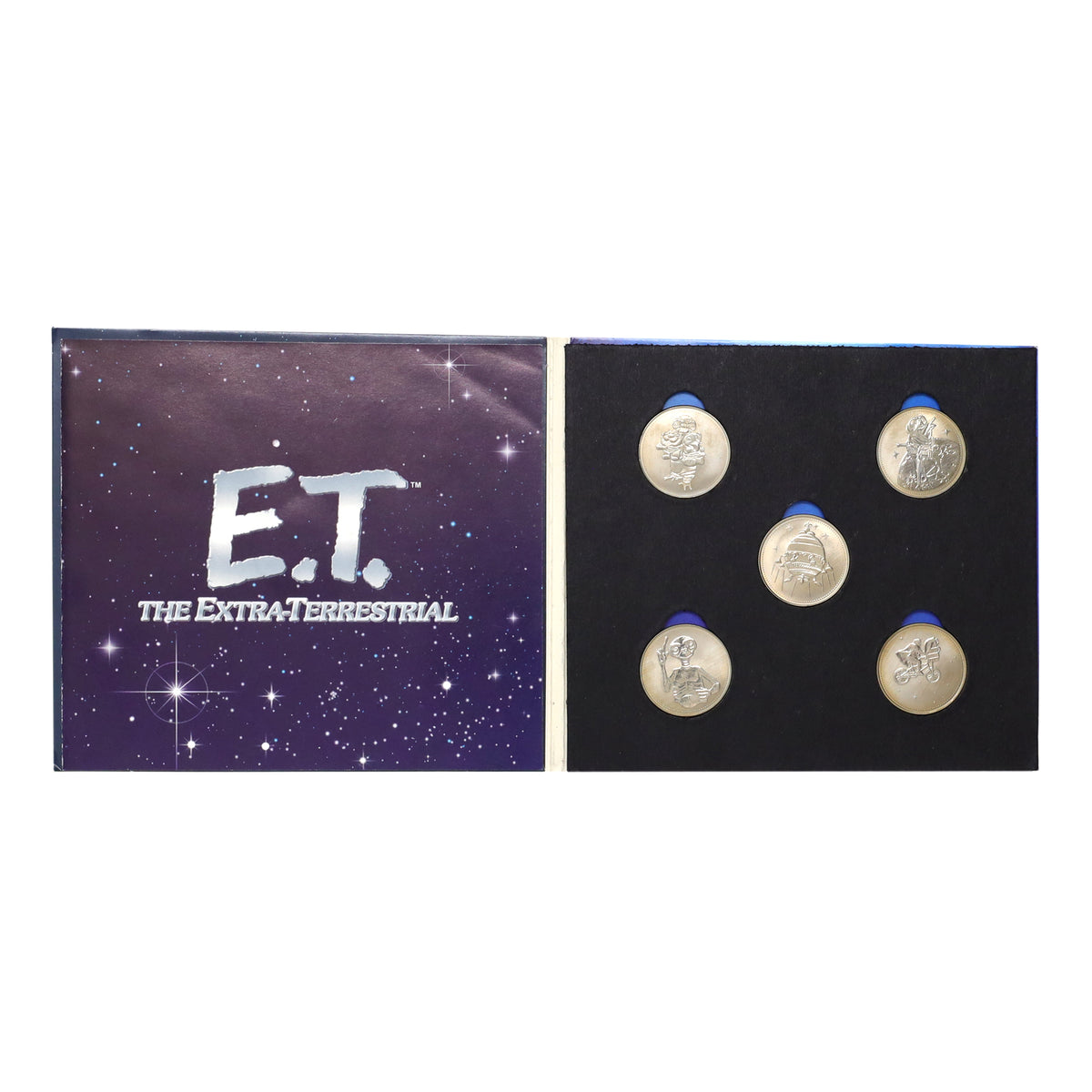 ReelCoinz E.T. The Extra-Terrestrial 5-Medallion Set (No Stickers!)