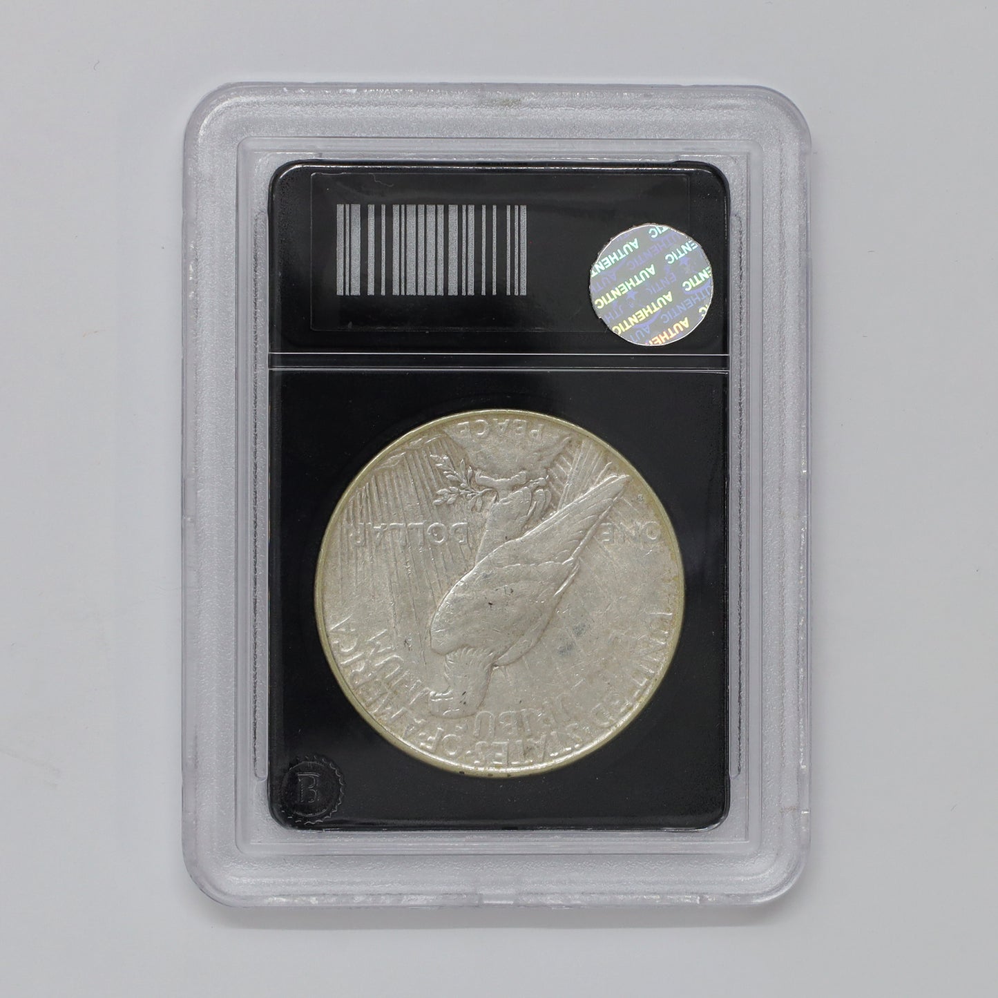 1928 USA Peace Dollar in Slab, Very Good (VG8)