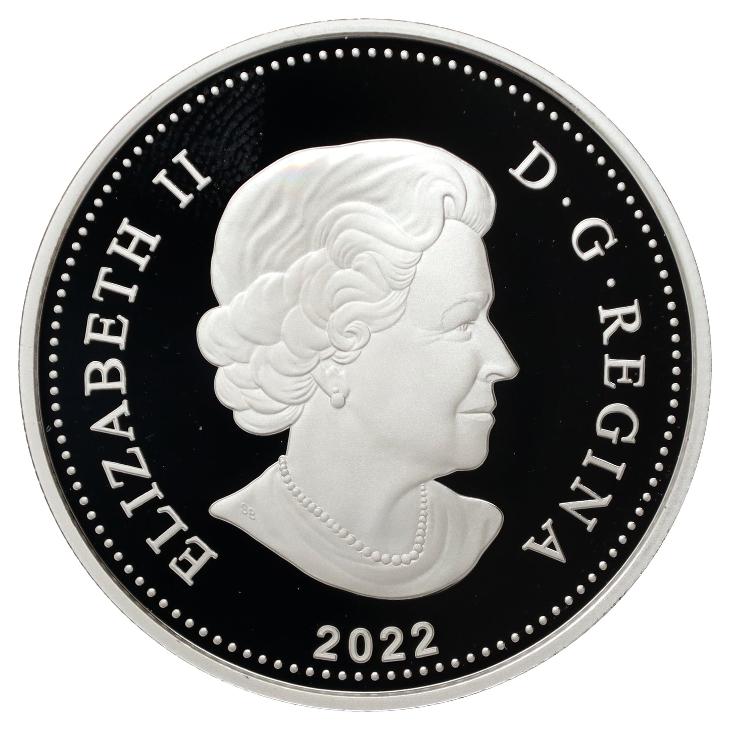2022 Canada Queen Elizabeth II Platinum Jubilee .9999 Silver Proof Dollar (No Tax)