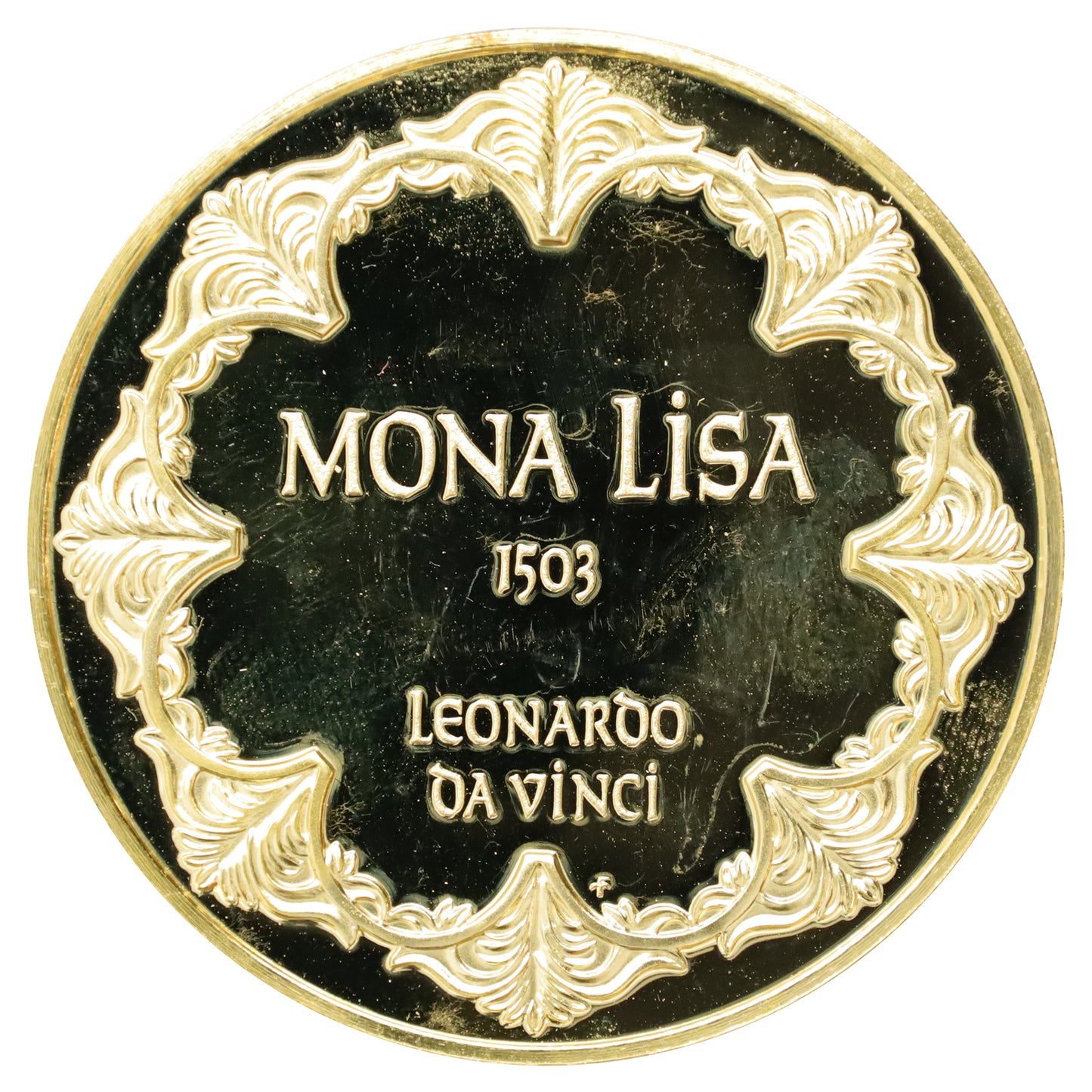c.1975 Franklin Mint Renaissance Treasures: Mona Lisa GP Sterling Silver Medal (issues)