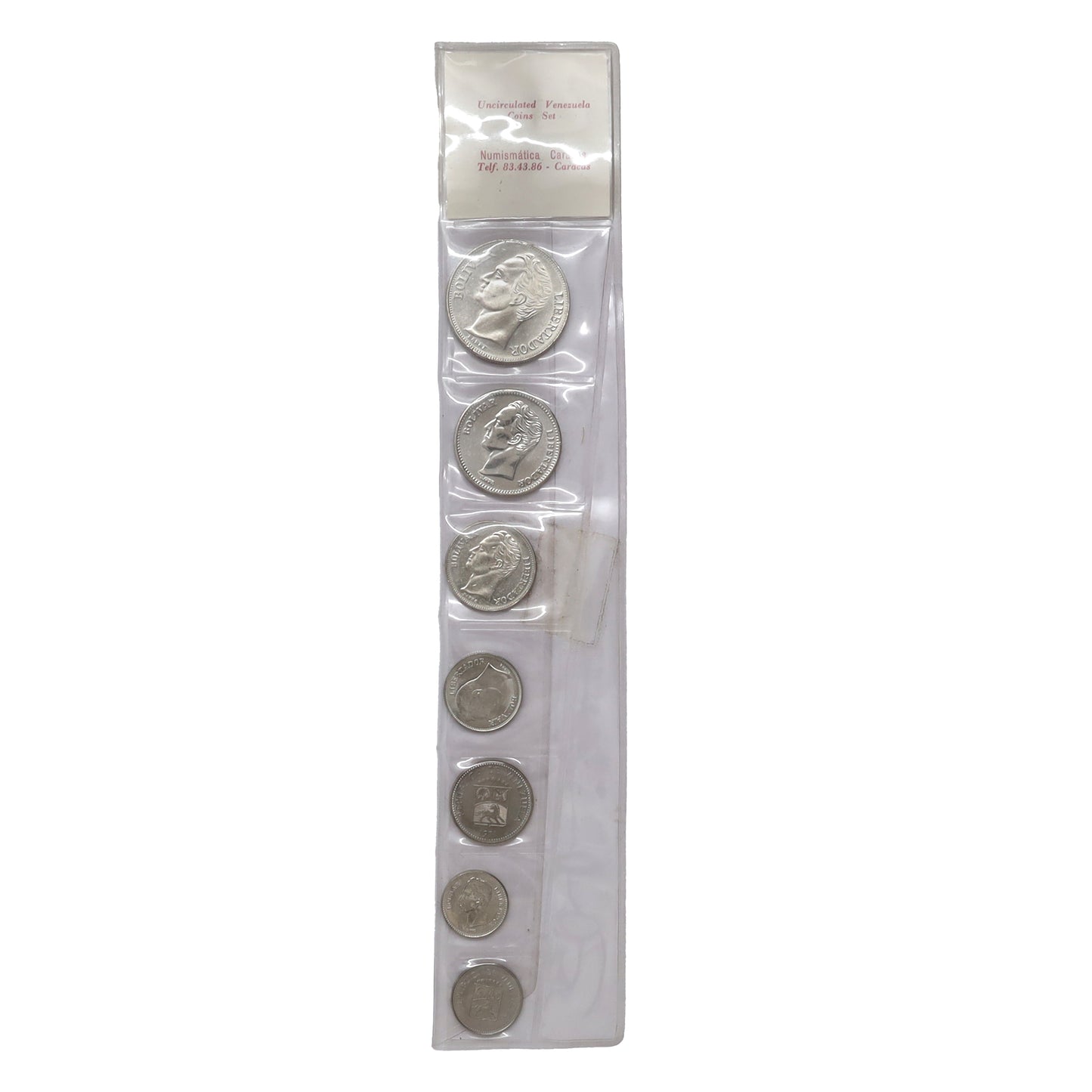 Venezuela c.1988 Uncirculated 7-Coin Set (minor issues)