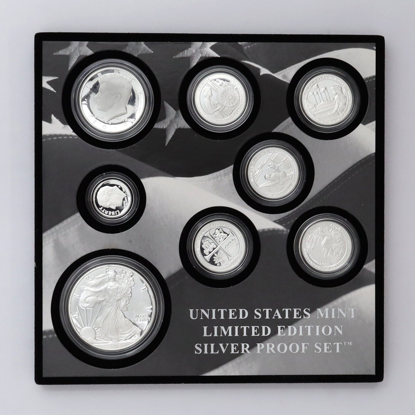 2019 S United States Mint Limited Edition 8-Coin Silver Proof Set (No Tax) minor issues