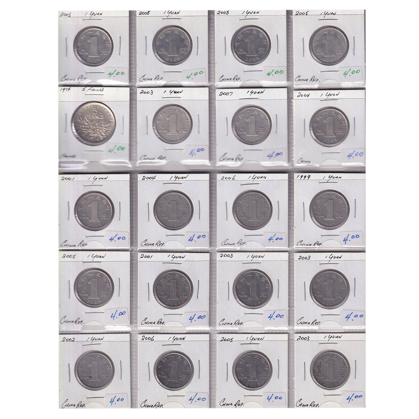 Group Lot of 60x 1897-2007 World Coins, Various Countries & Denominations, 60pcs