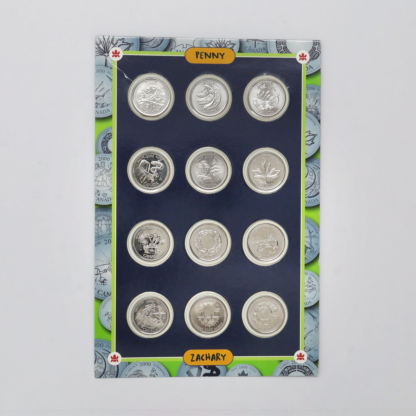 2000 The Adventures of Zac and Penny Money Junior Collector's Box (Complete) wear/tear