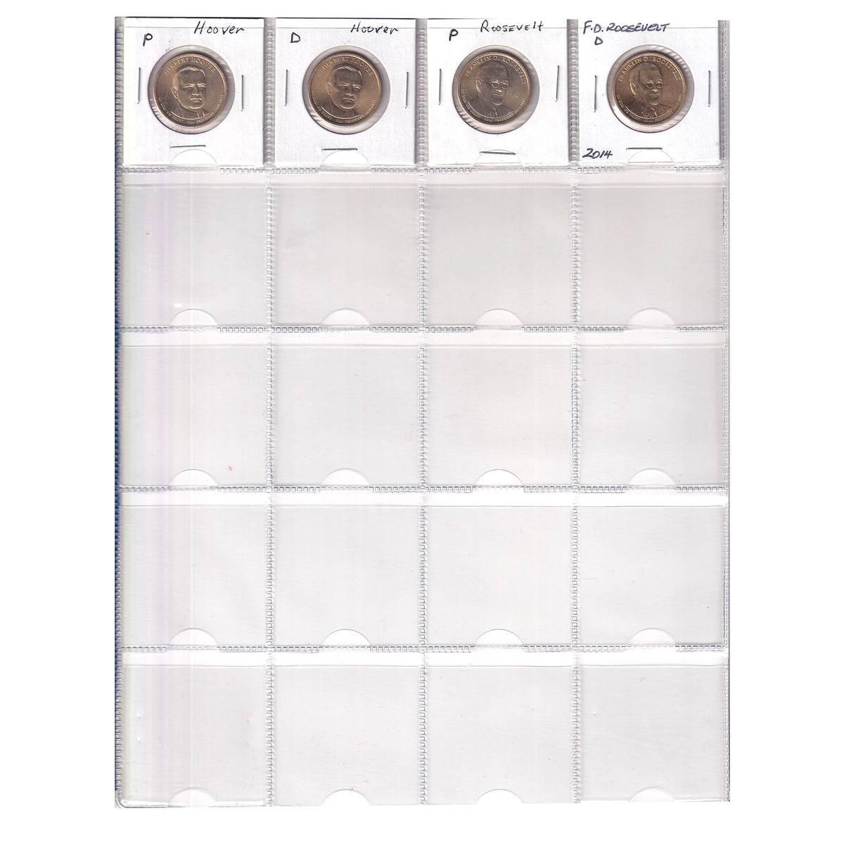 Group Lot of 64x USA Presidential Dollars, 64pcs