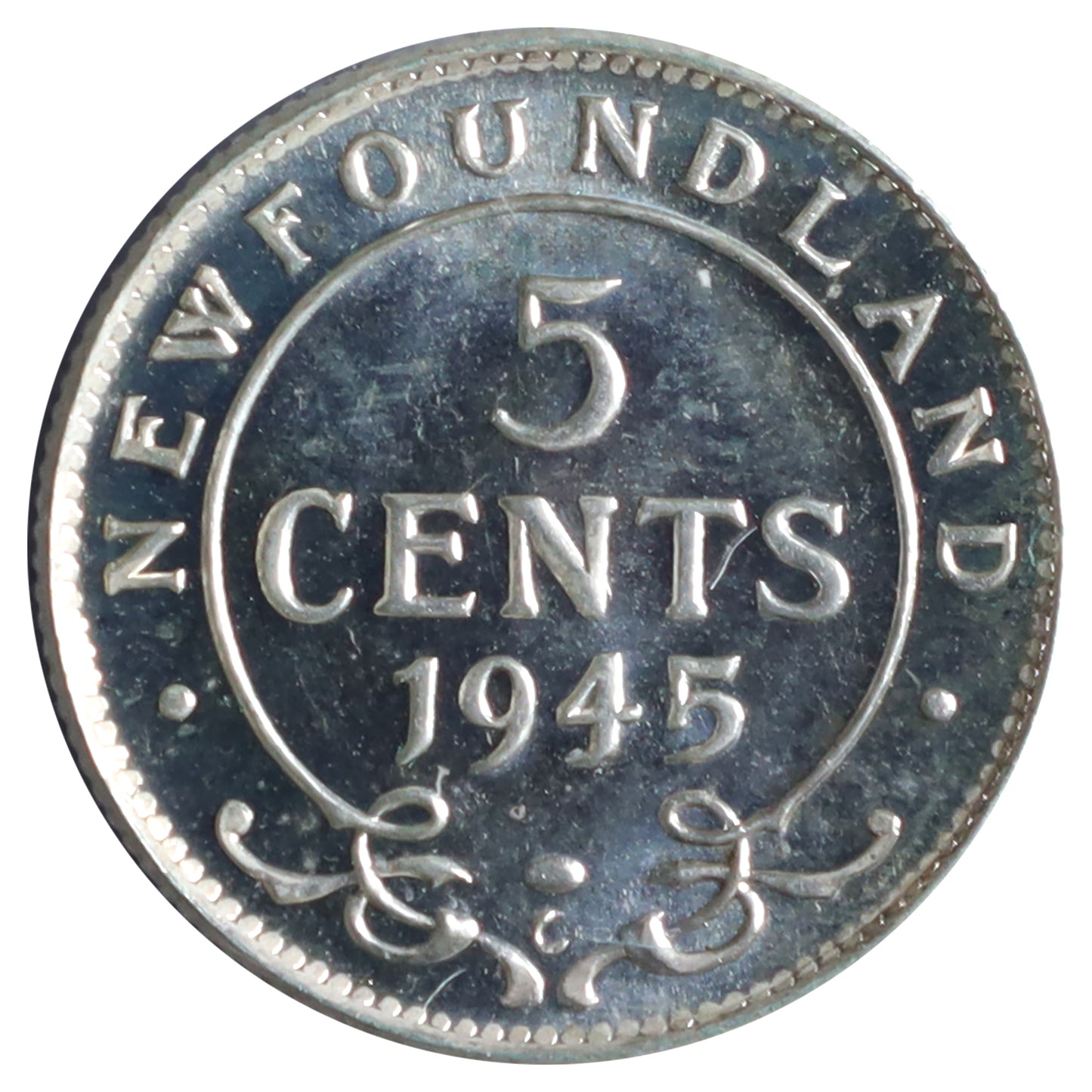 1945C Newfoundland 5-cents ICCS Certified MS65 (NI 907)