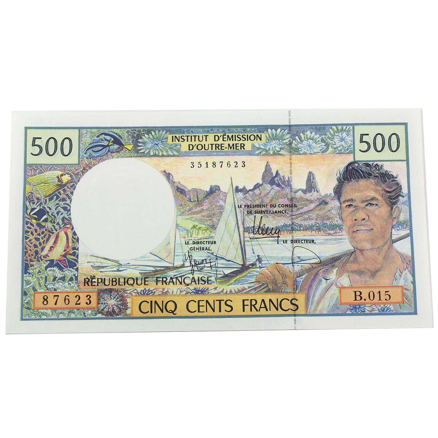 New Caledonia 1969-1992 500 Franc Note, Pick #1
