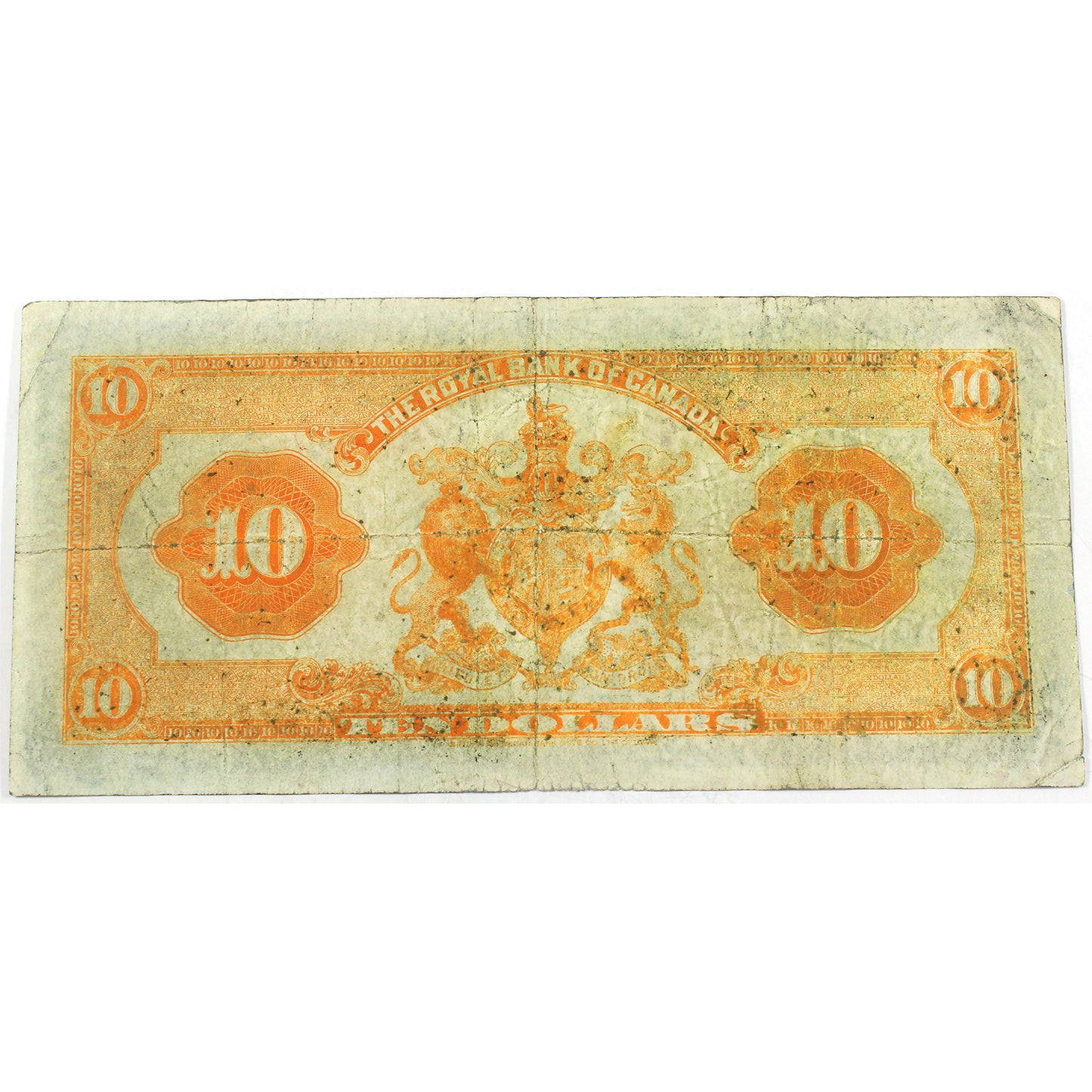 630-18-04a 1935 Royal Bank $10 Dobson-Wilson VG-F (VG10) Marks