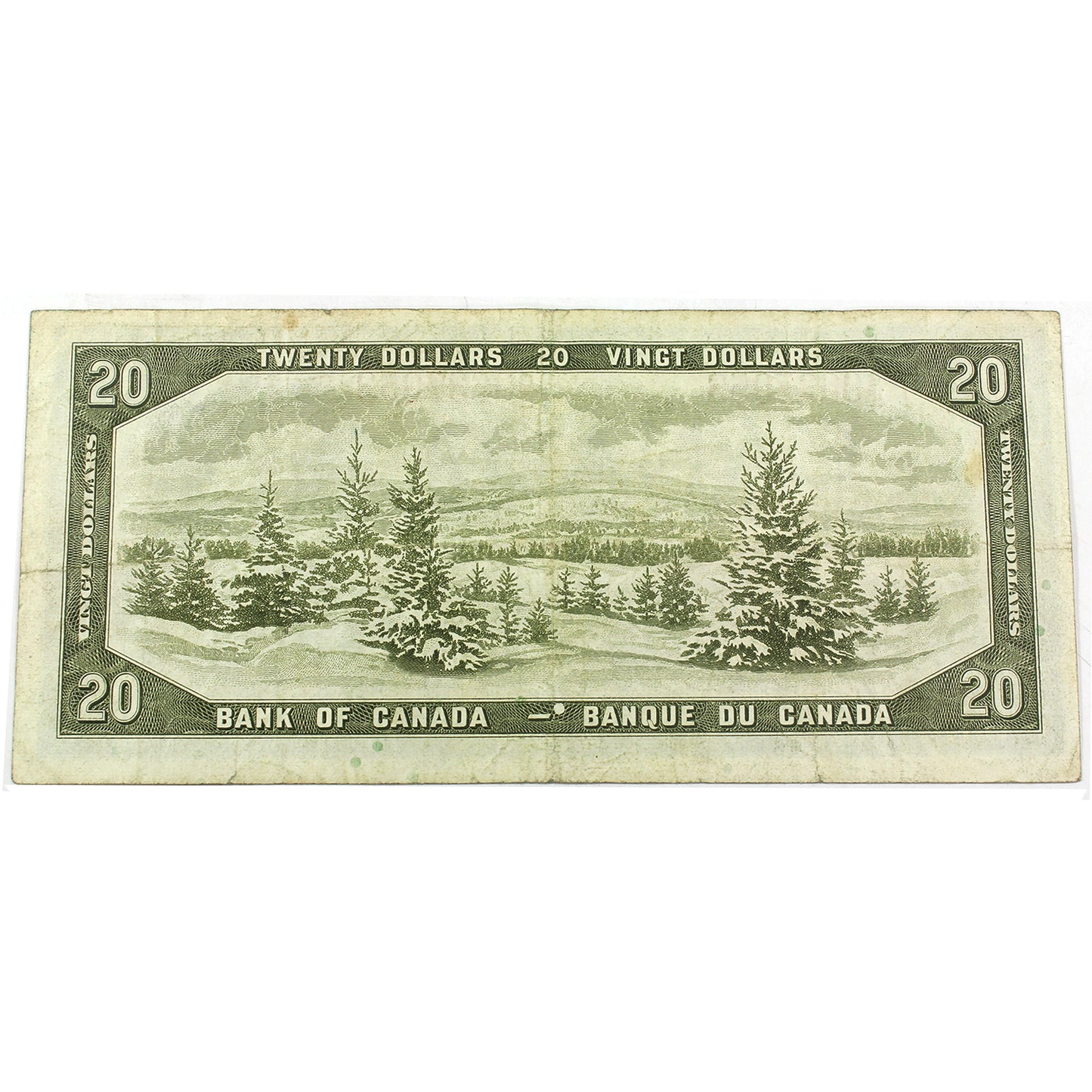 BC-41a 1954 Canada $20 Beattie-Coyne, Various Prefixes, F-VF (F15) Writing or damage