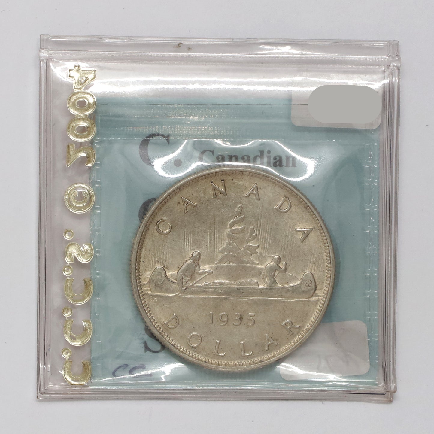 1935 Canada Dollar CCCS Certified AU55 (DOD)