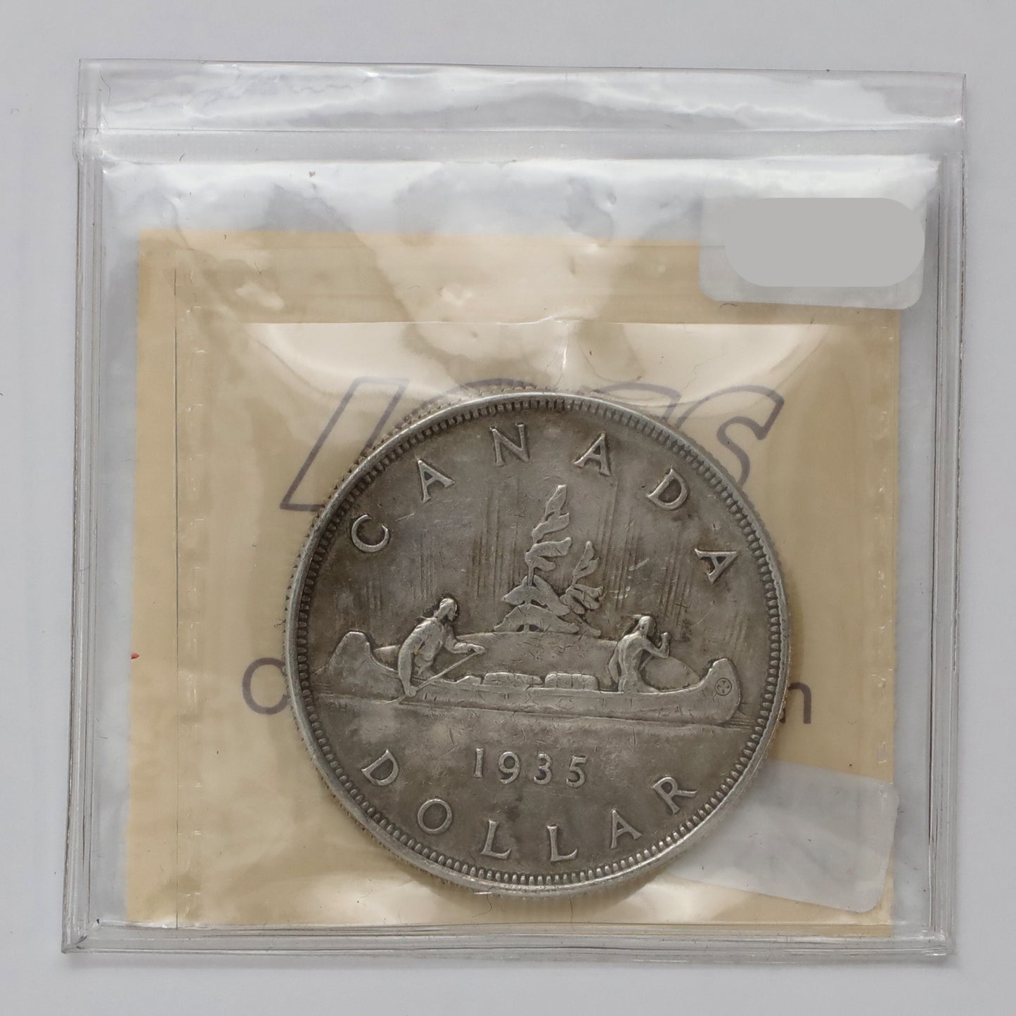 1935 Canada Dollar ICCS Certified EF40 (Toned)