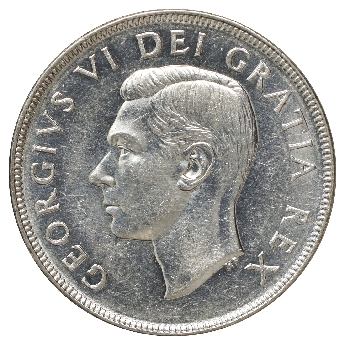 1952 Canada Dollar Extra Fine (EF40) Scratched, cleaned, or impaired