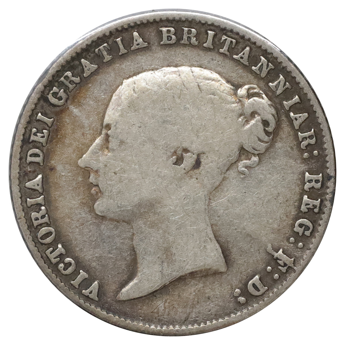 Great Britain 1859 6 Pence Very Good (VG8)