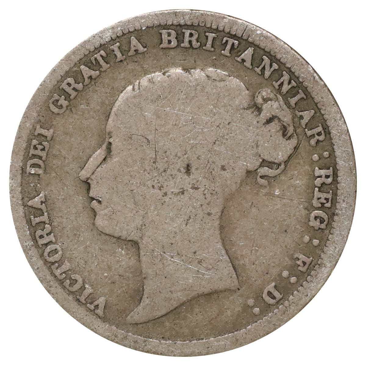 Great Britain 1886 6 Pence About Good (AG3)