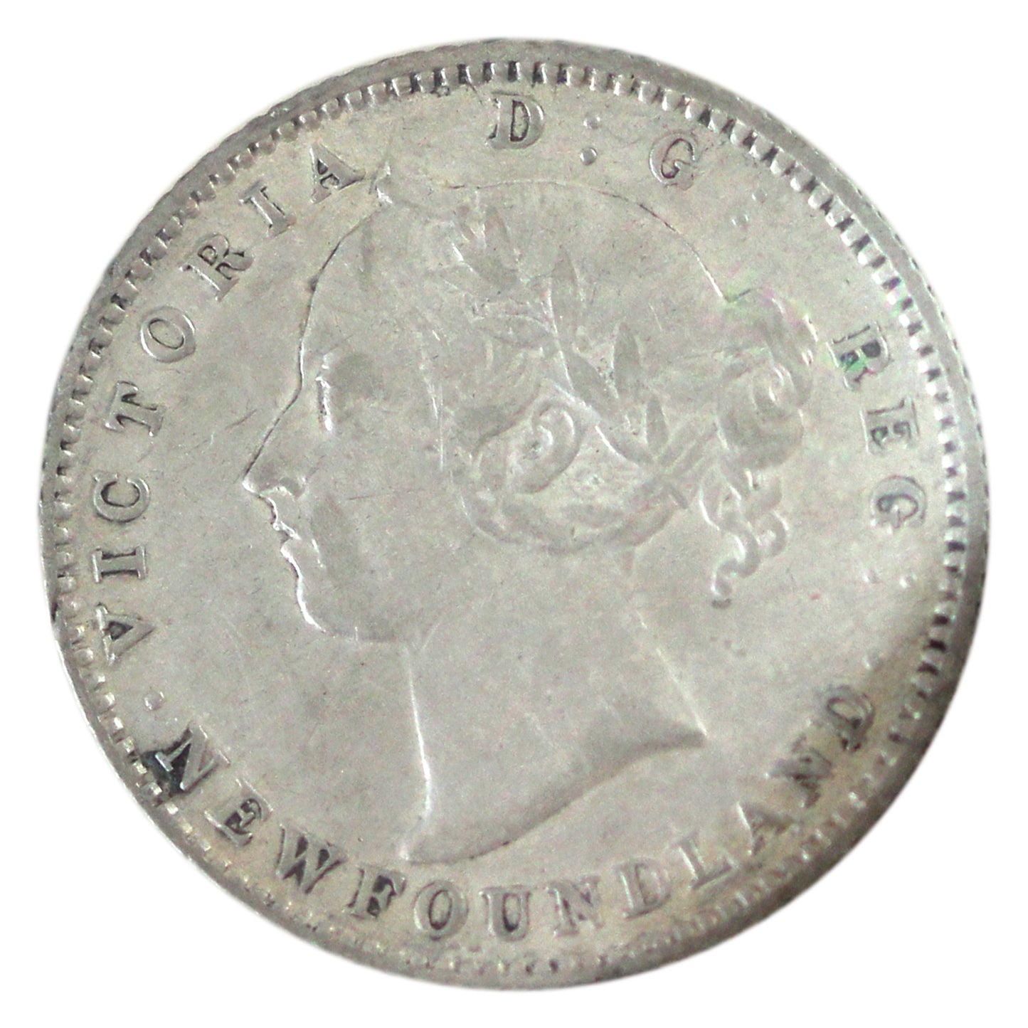 1888 Newfoundland 10-cents ICCS Certified VF30