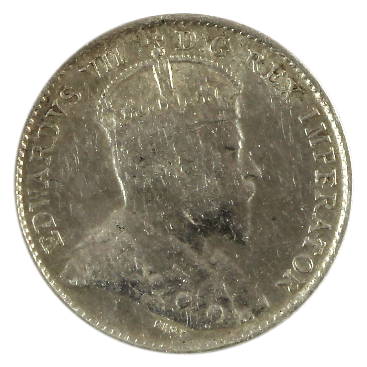 1904 Canada 5-cents F-VF (F15) Scratched, marks, or impaired