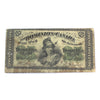 ERROR Cut out of Register DC-1c-E25-i 1870 Dominion 25-cent D-H, Plain, BCS Cert. F15 (dam'g)