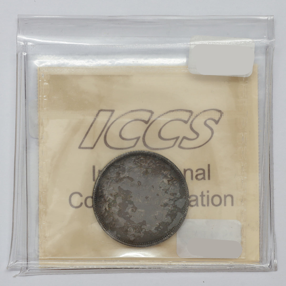 1882H Canada 25-cents ICCS Certified VF30 (toned)