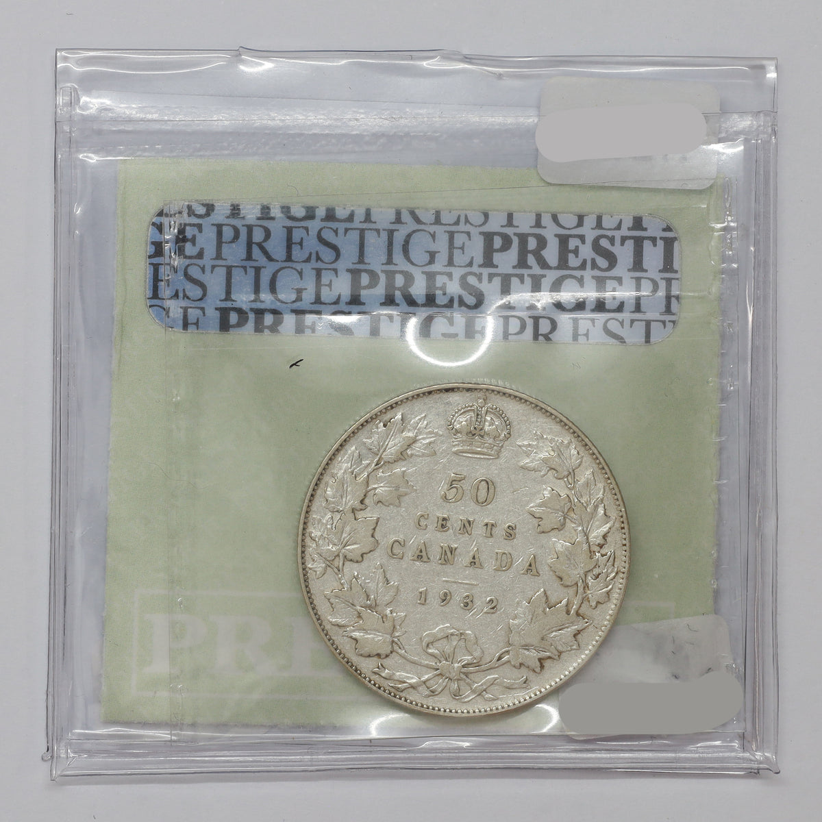 1932 Canada 50-cents Prestige Certified F18 (cleaned)