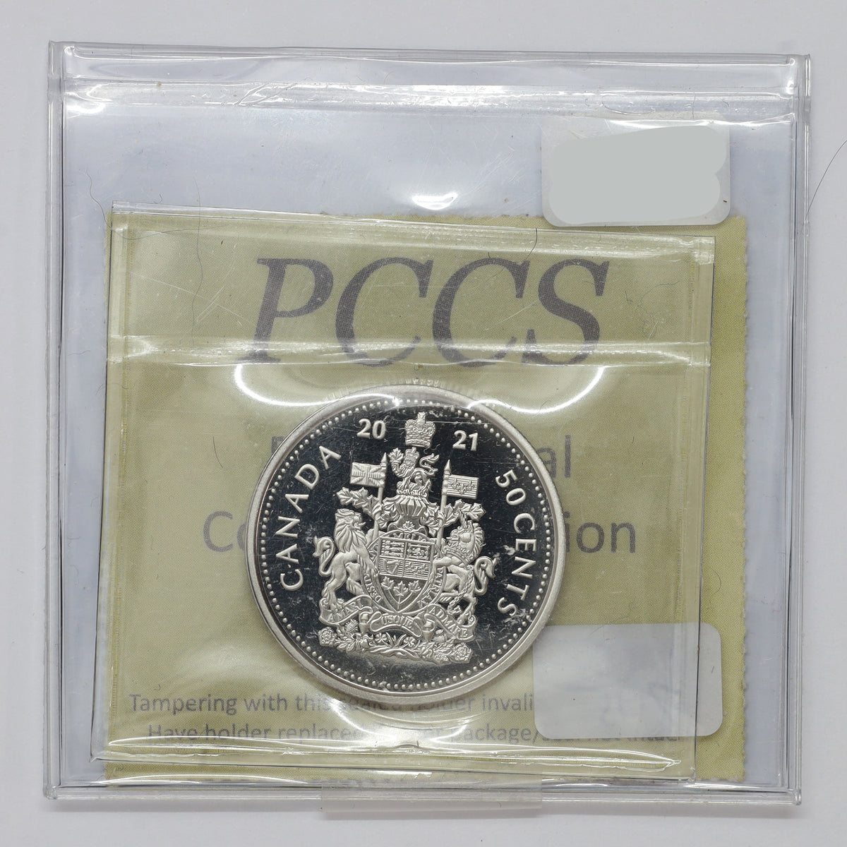 2021 100th Ann. Of Canada's Coat of Arms 50-cents PCCS Certified PF67 UHC (DOD)