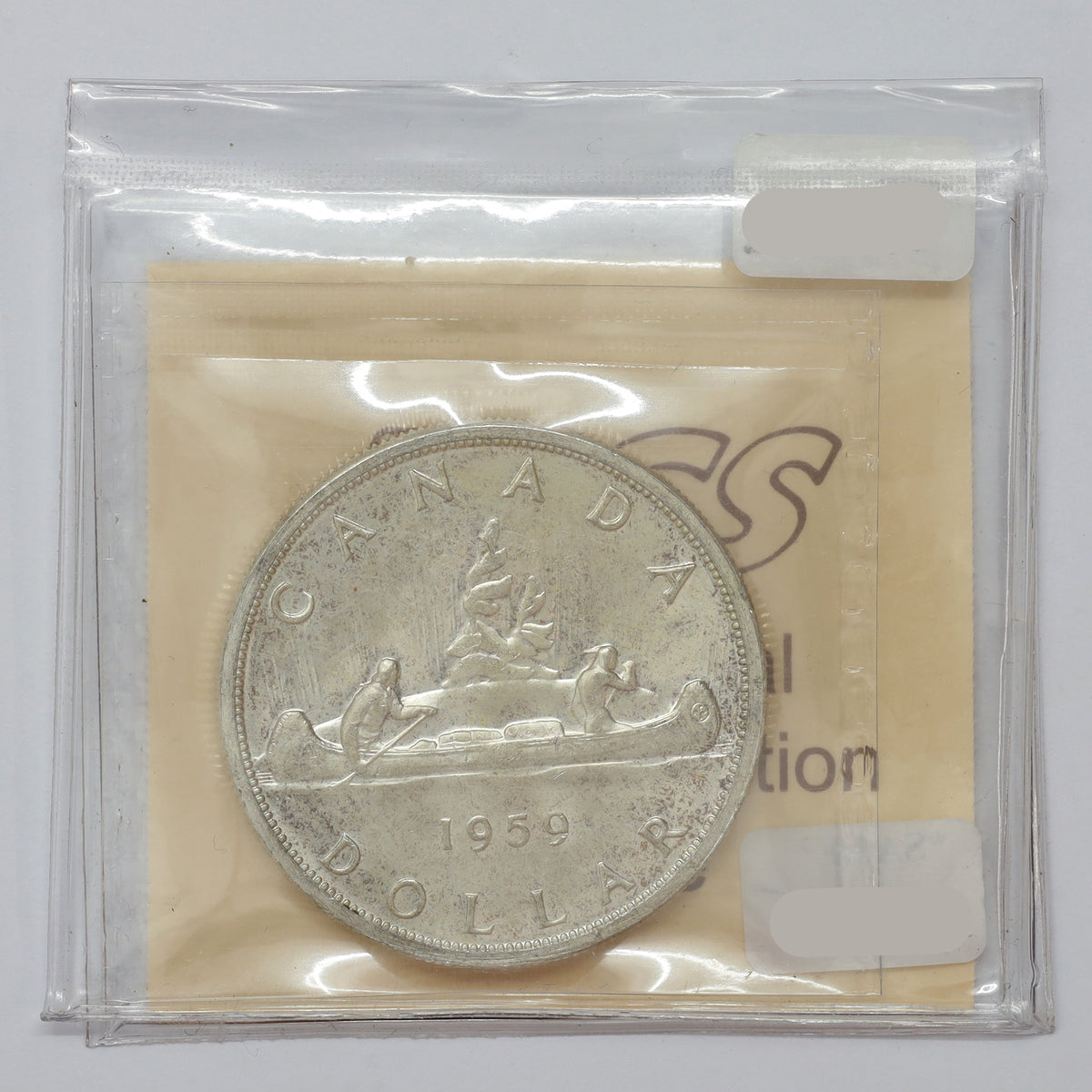 1959 Canada Dollar ICCS Certified MS65 (lightly toned)