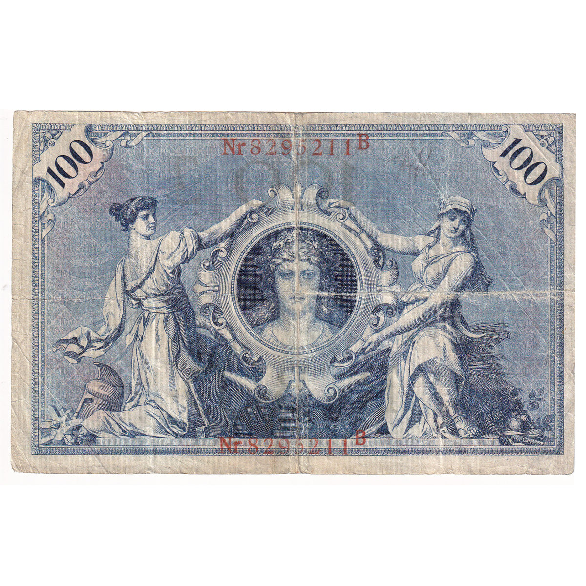 Germany 1908 100 Mark Note, Pick #33, Extra Fine (DOP)