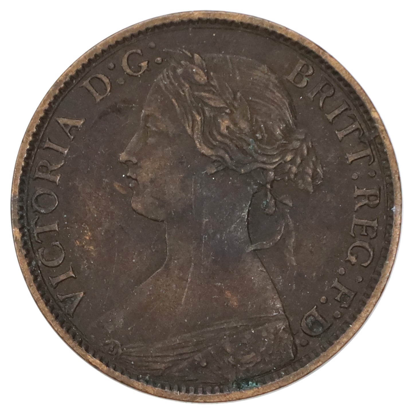 Great Britain 1862 Farthing Extra Fine (EF40)