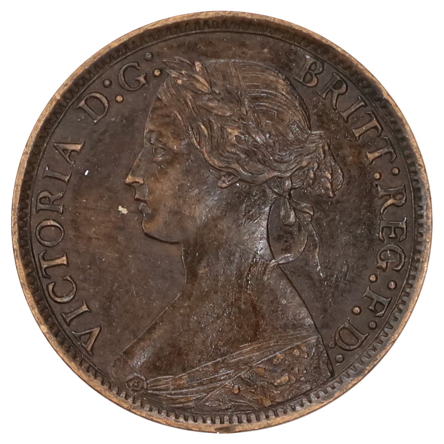Great Britain 1873 Farthing Extra Fine (EF40) $