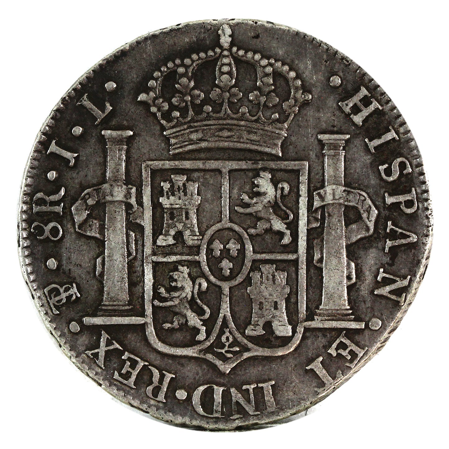 Bolivia 1825 PTS JL 8 Reals VF-EF (VF30) $