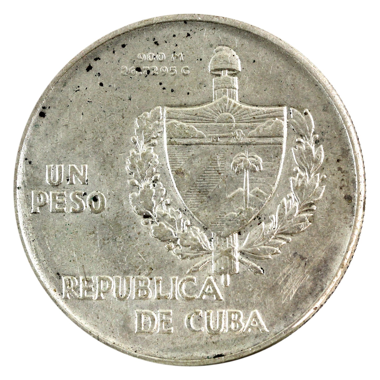 Cuba 1934 1 Peso EF-AU (EF45) $