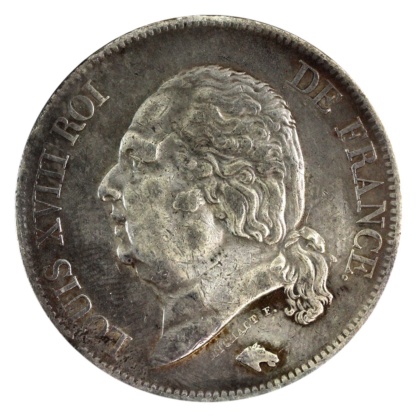 France 1821W 5 Francs Extra Fine (EF40) $