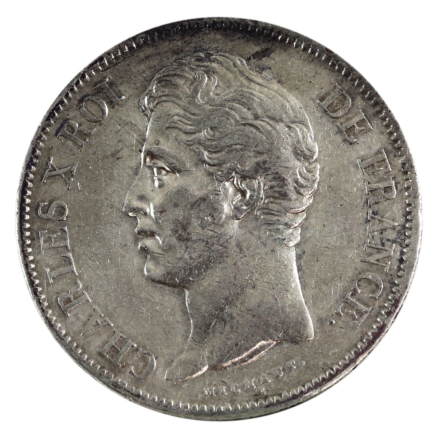 France 1827K 5 Francs VF-EF (VF30) $