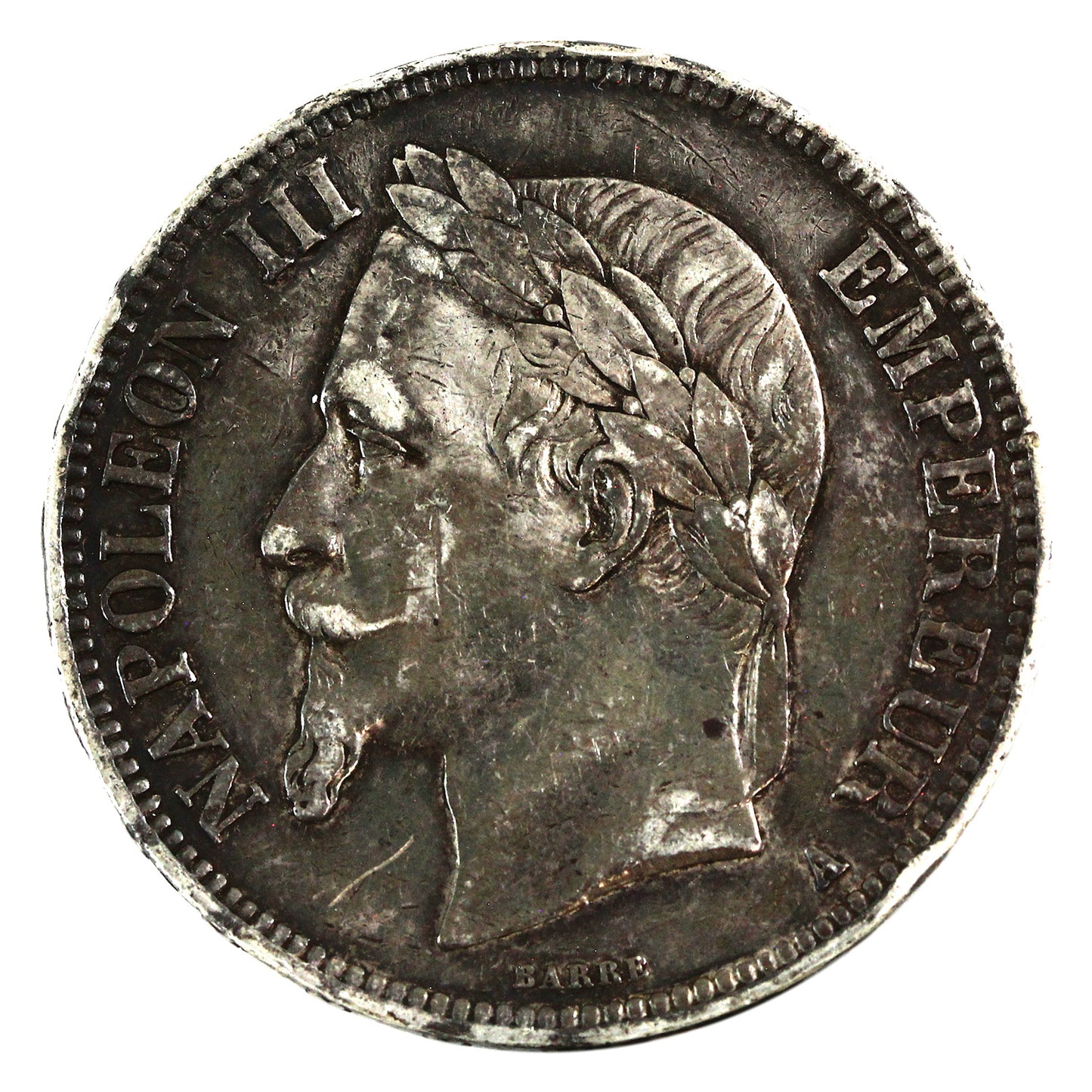 France 1868A 5 Francs Extra Fine (EF40) $