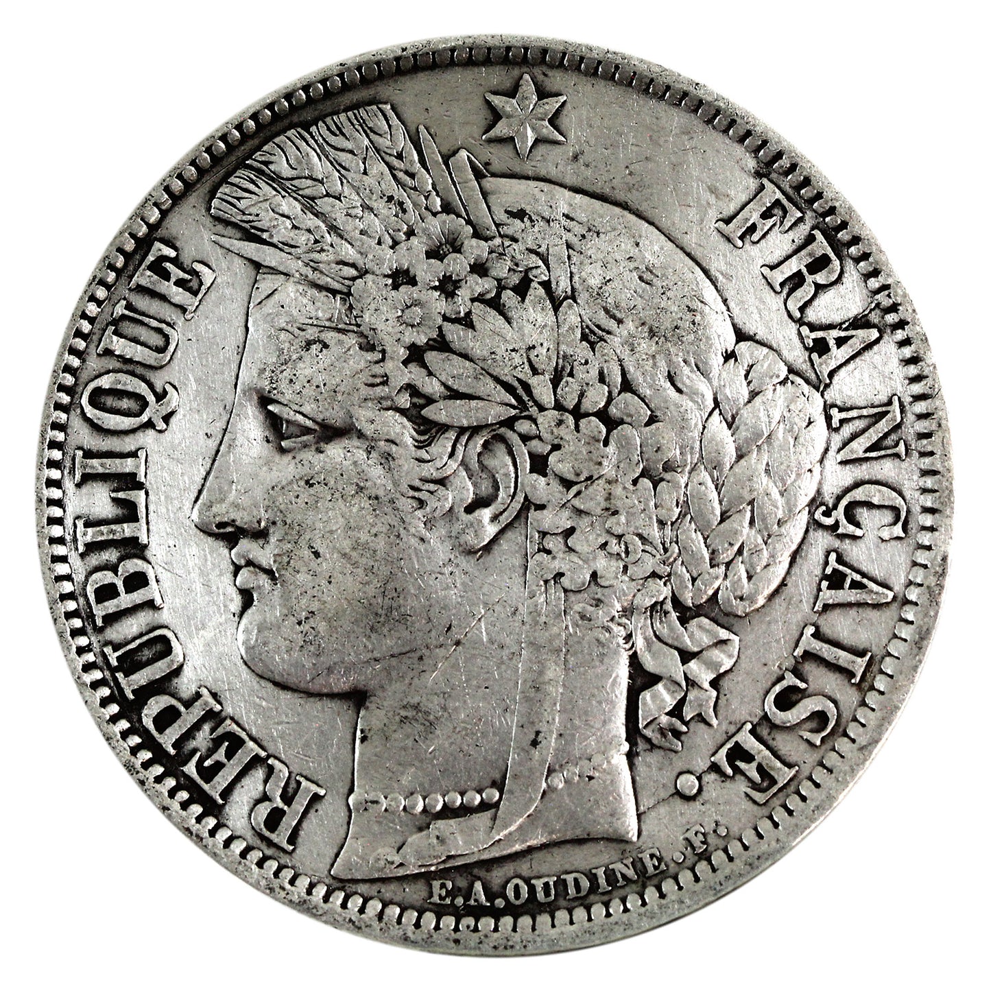 France 1870K 5 Francs VF-EF (VF30) $