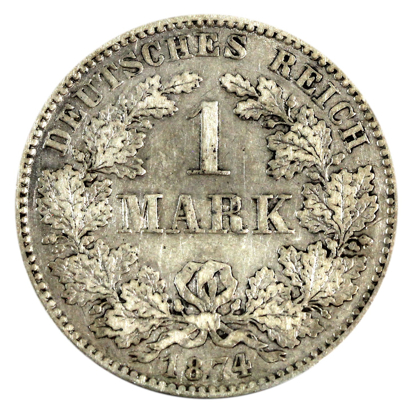 German Empire 1874H Mark VF-EF (VF-30) $