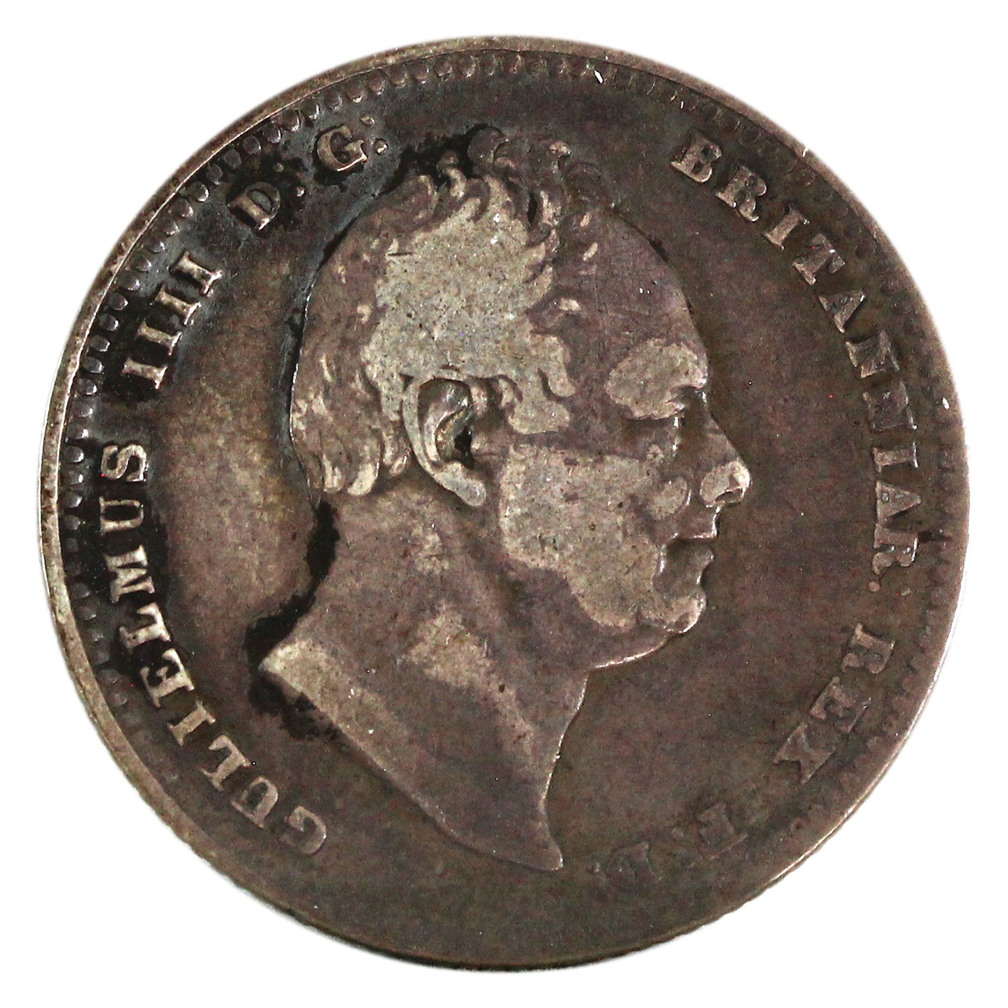 Great Britain 1834 William IV Shilling VG-F (VG10) $