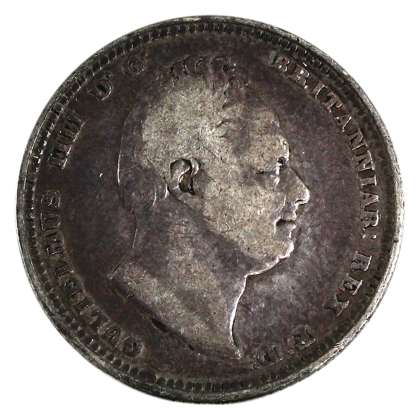Great Britain 1836 Shilling VG-F (VG10) $