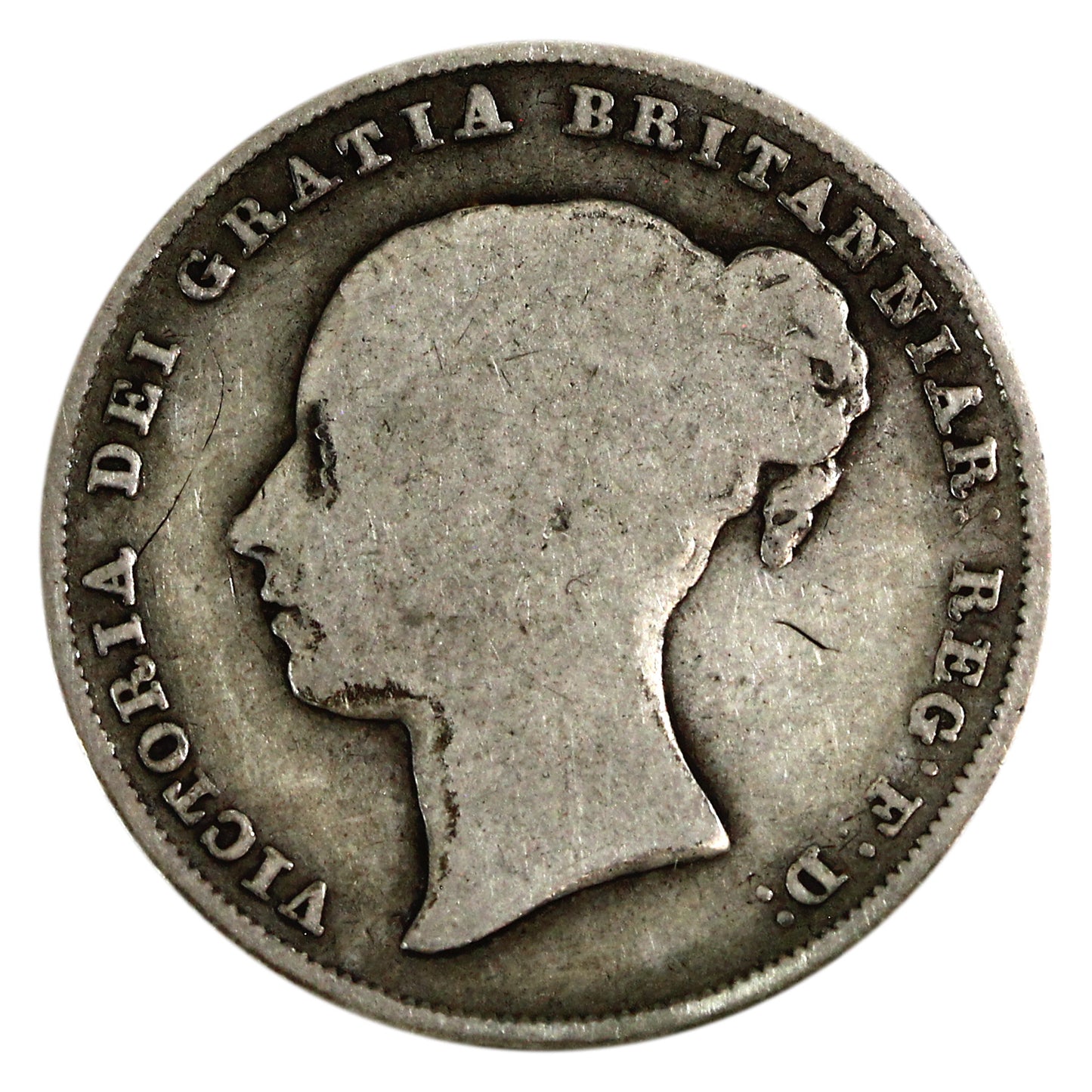 Great Britain 1841 Shilling Very Good (VG8) $