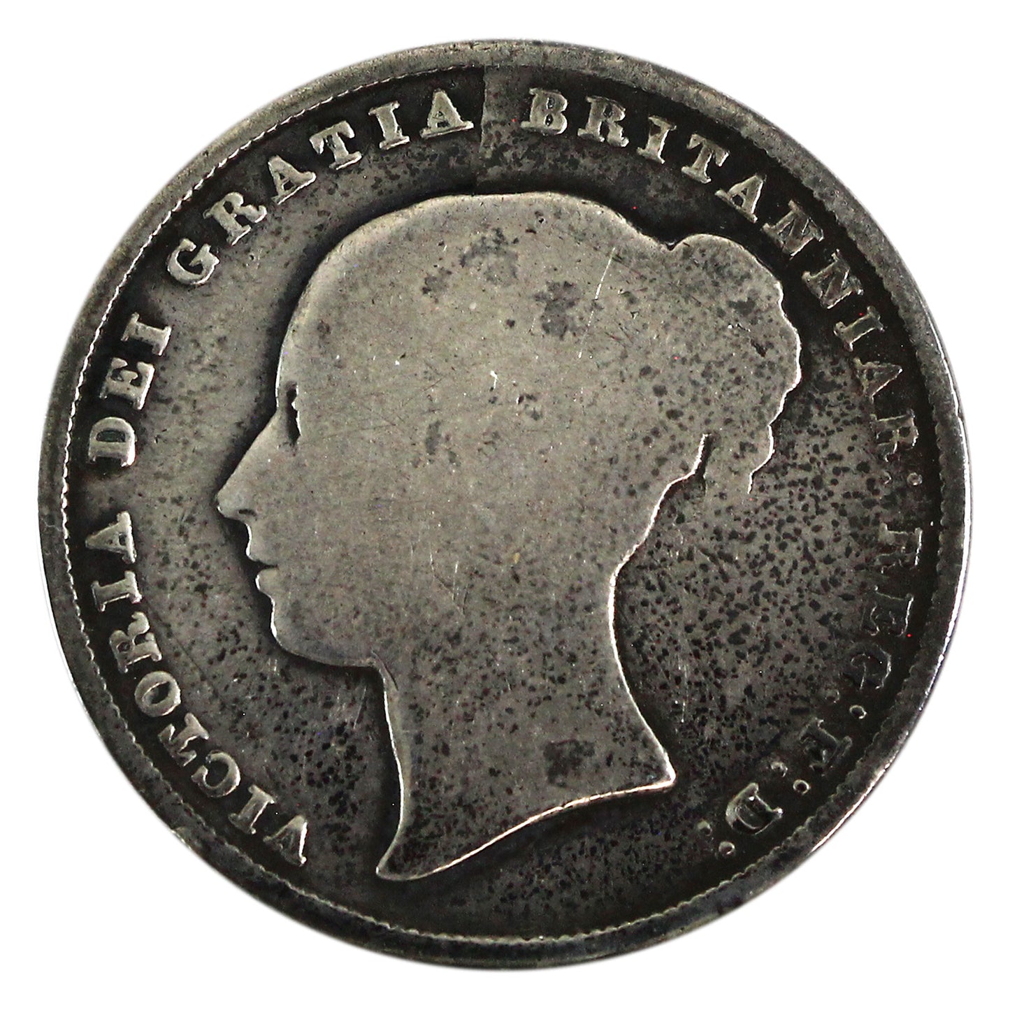 Great Britain 1842 Shilling G-VG (G6) $