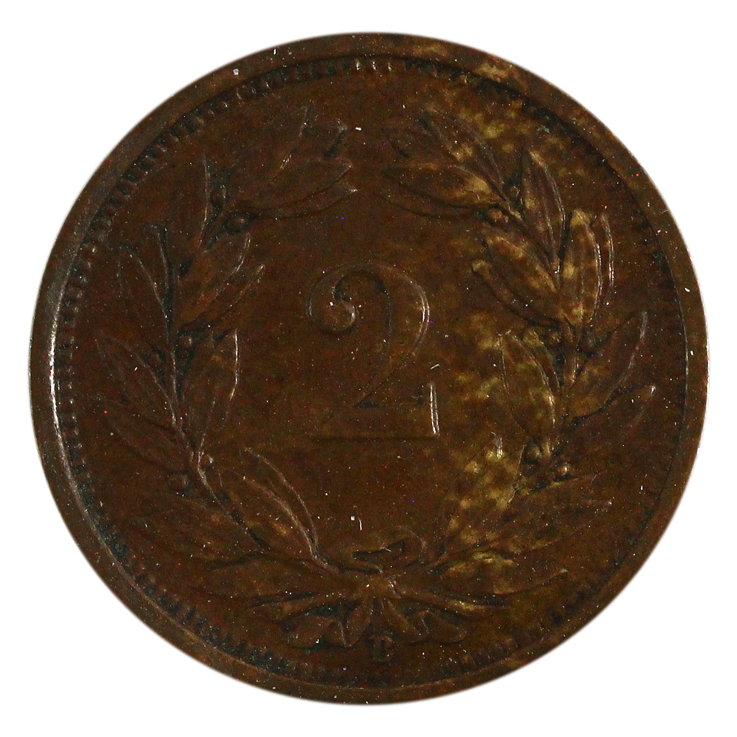 Switzerland 1920B 2 Rappen VF-EF (VF30) $