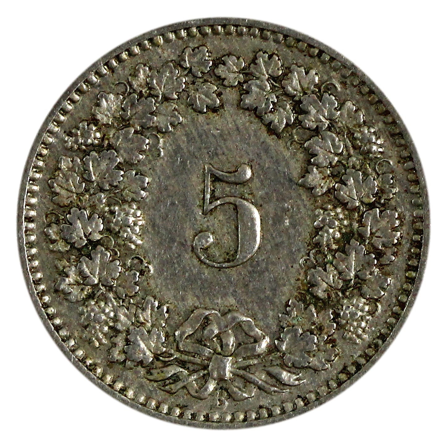 Switzerland 1889B 5 Rappen VF-EF (VF30) $