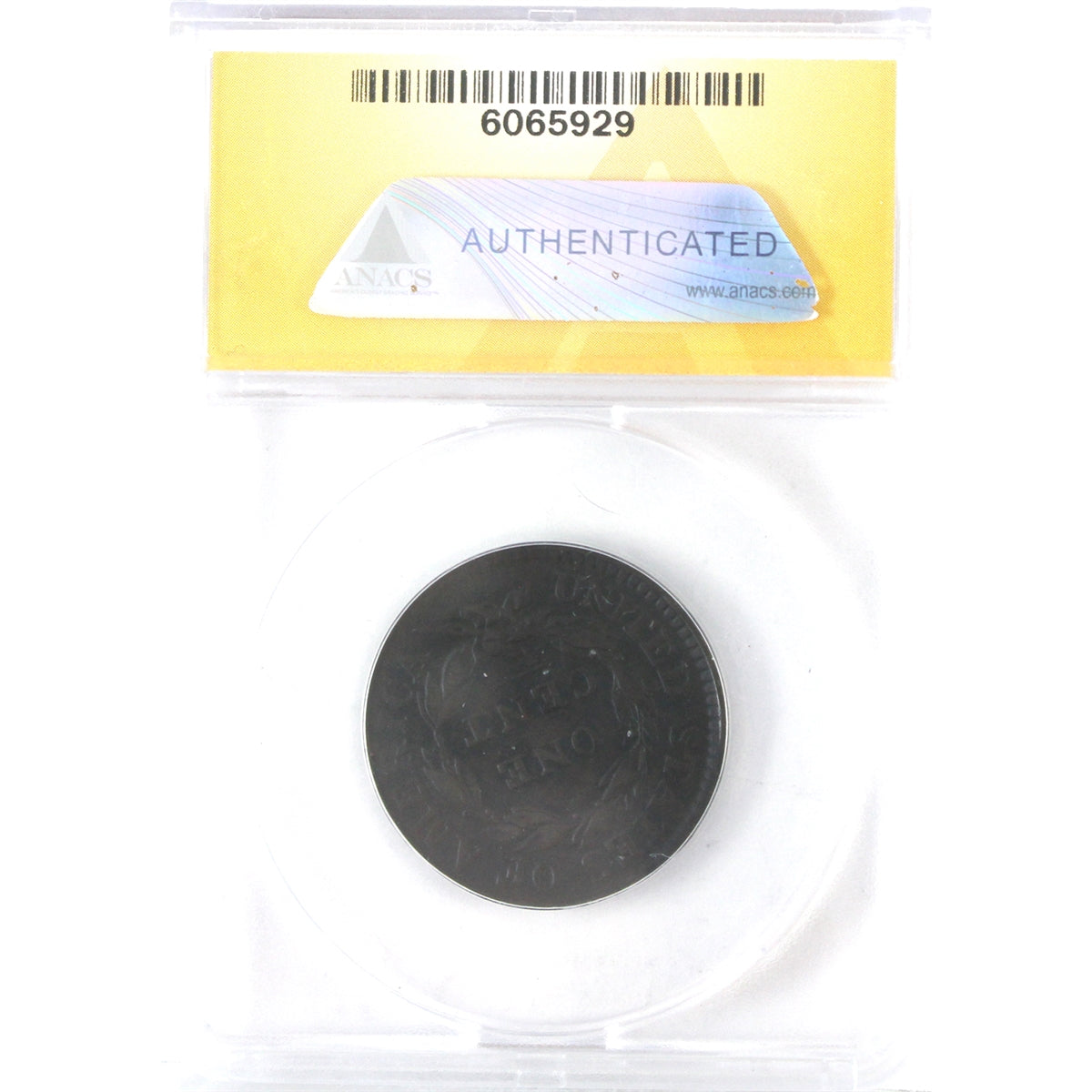 ERROR 1818 USA Cent ANACS Certified VF20 (Rotated Dies)